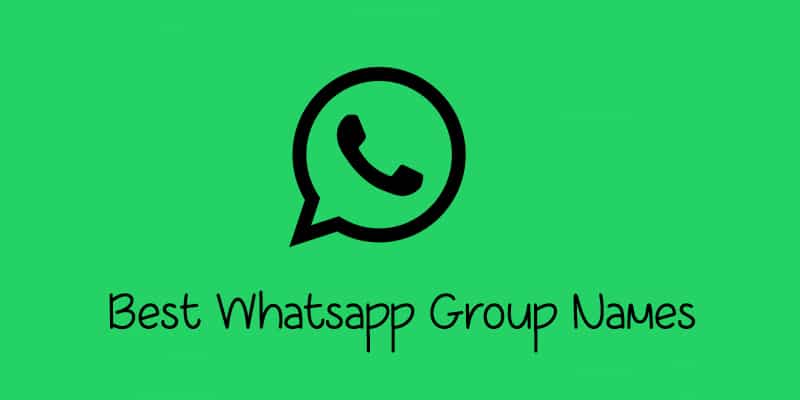 Best Best Whatsapp Group Names List 2020 Updated